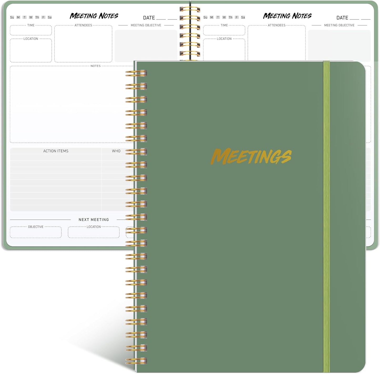 Action-Oriented Meeting Notebook - Organize Efficiently!