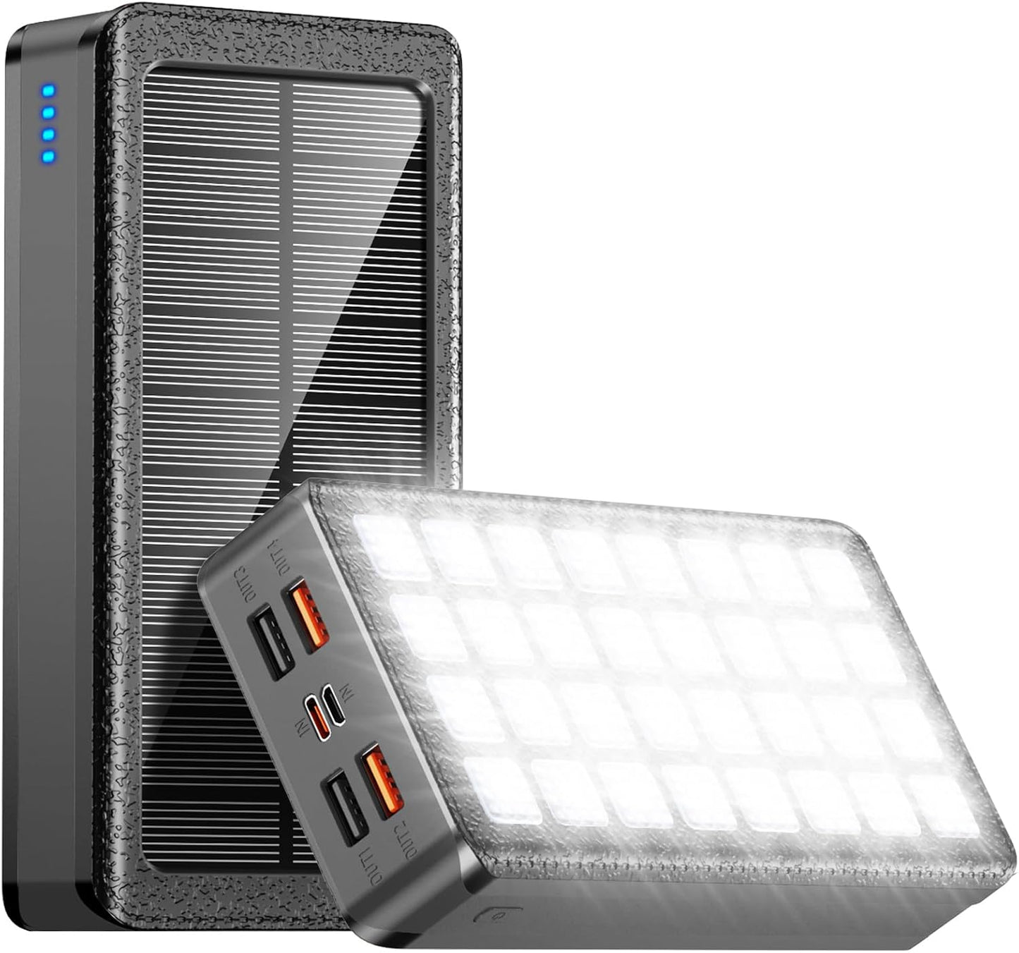 Solar Charger Power Bank 66800mAh with Fast Charging Ports
