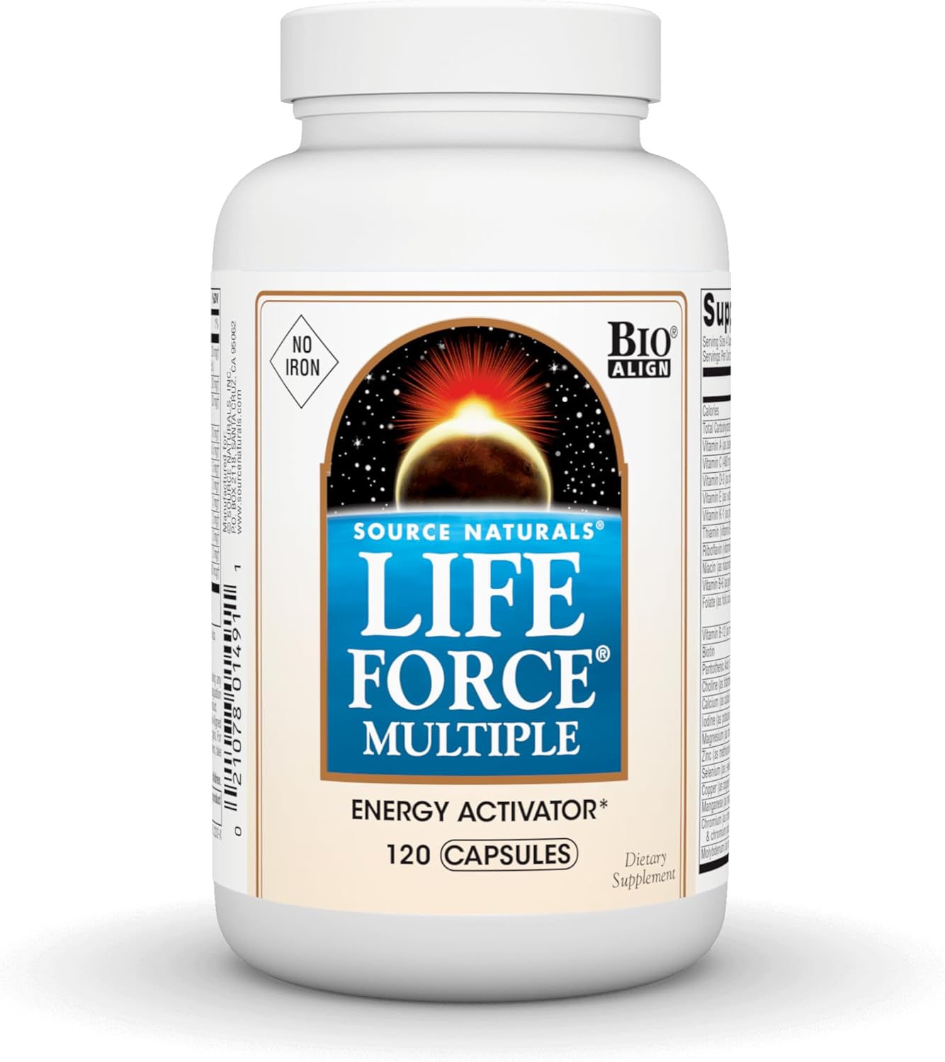 Life Force Multiple Iron Free Daily Multivitamin for Wellness