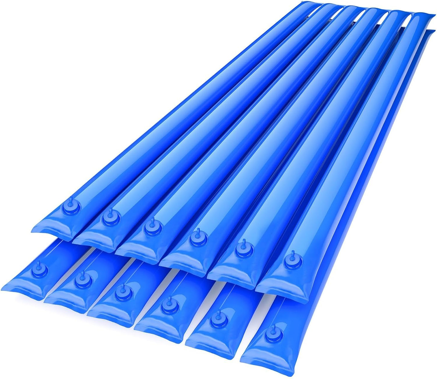 0.7mm Thickened Blue Winter Water Tube for Pool Covers - 12 Pack