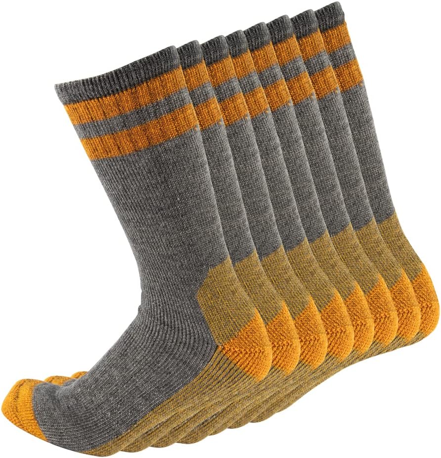 Cerebro Men's Moisture-Wicking Hiking Socks