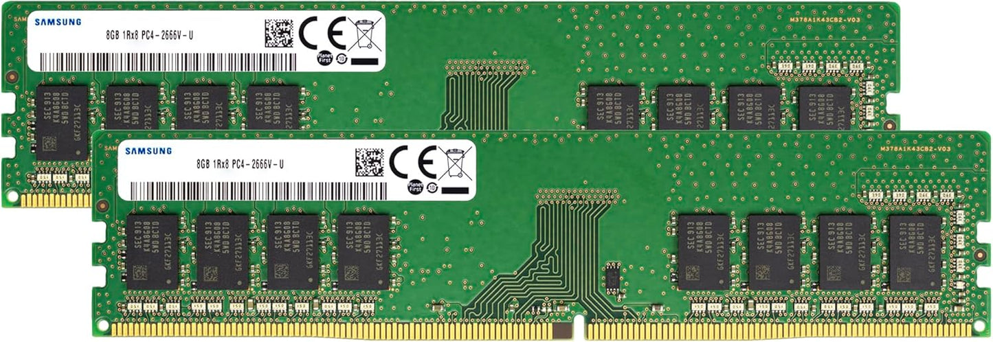 Samsung 16GB DDR4 2666MHz PC4-21300 RAM for Desktop PCs