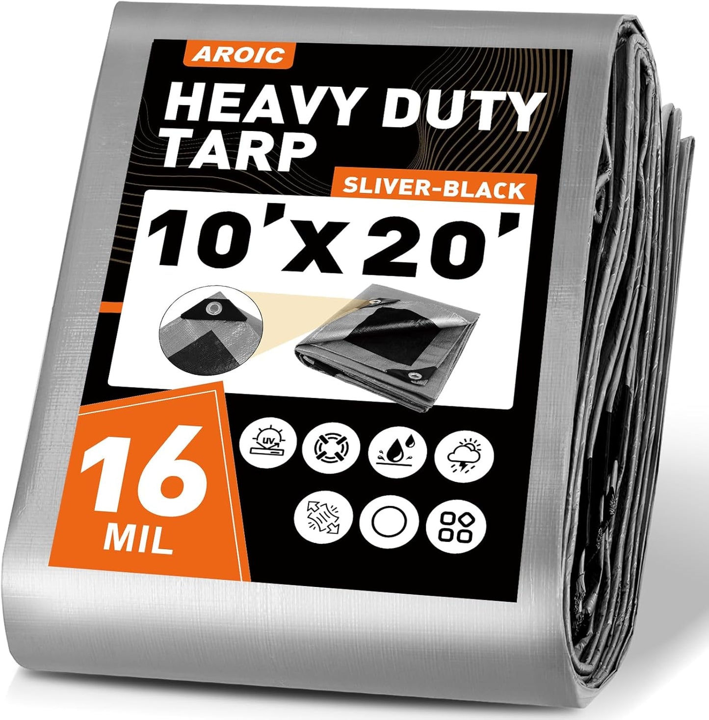 Heavy Duty Waterproof Tarps 10x20FT for All Outdoor Needs