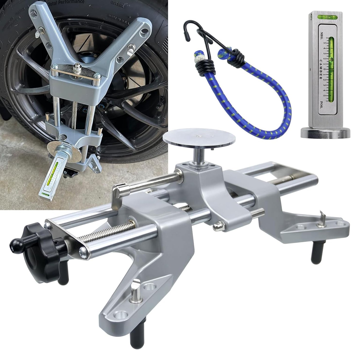 RULLINE Wheel Clamp & Magnetic Adapter for Precise Alignment