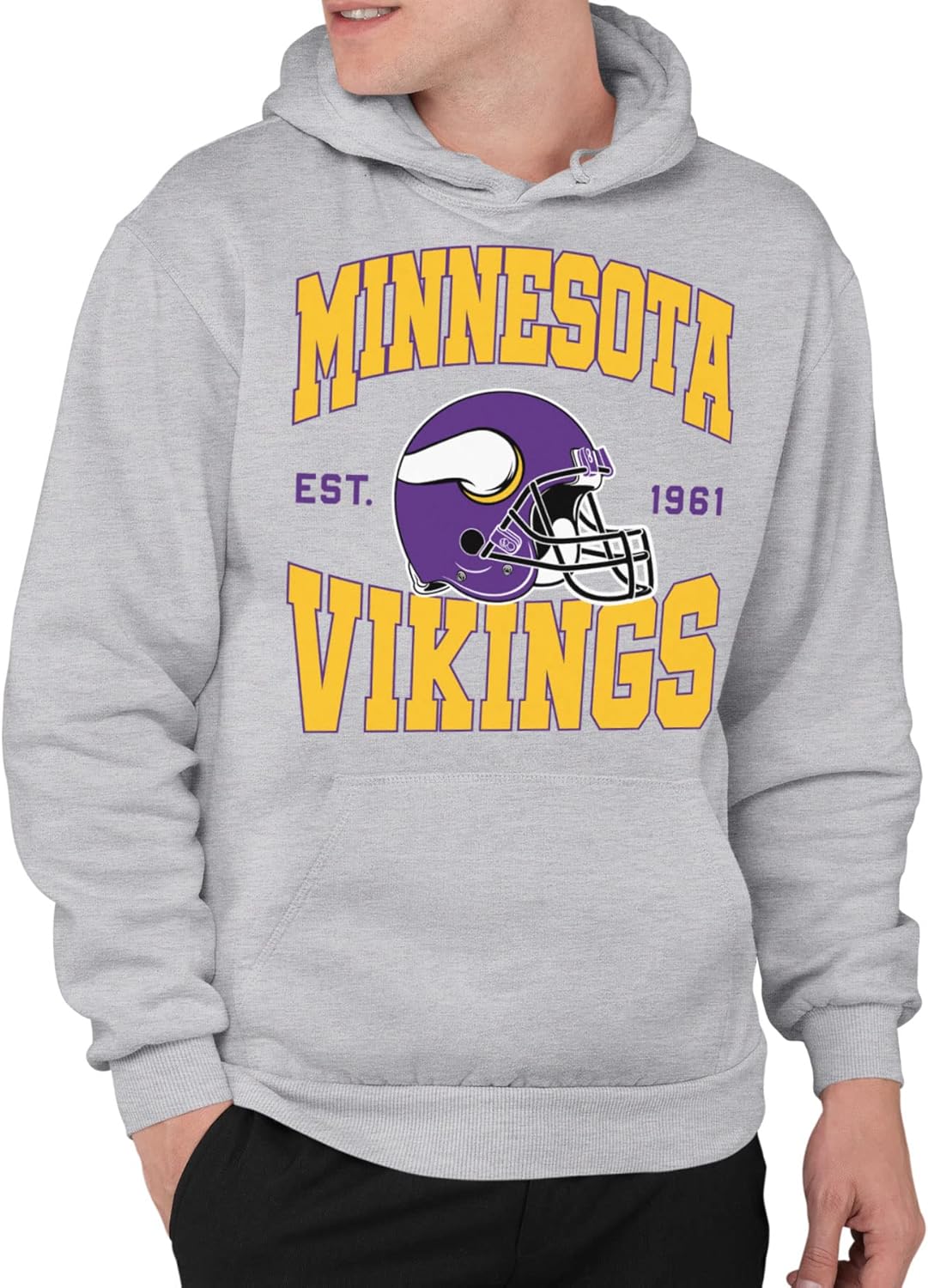 Minnesota Vikings Adult Pullover Hoodie - Unisex Game Day Wear