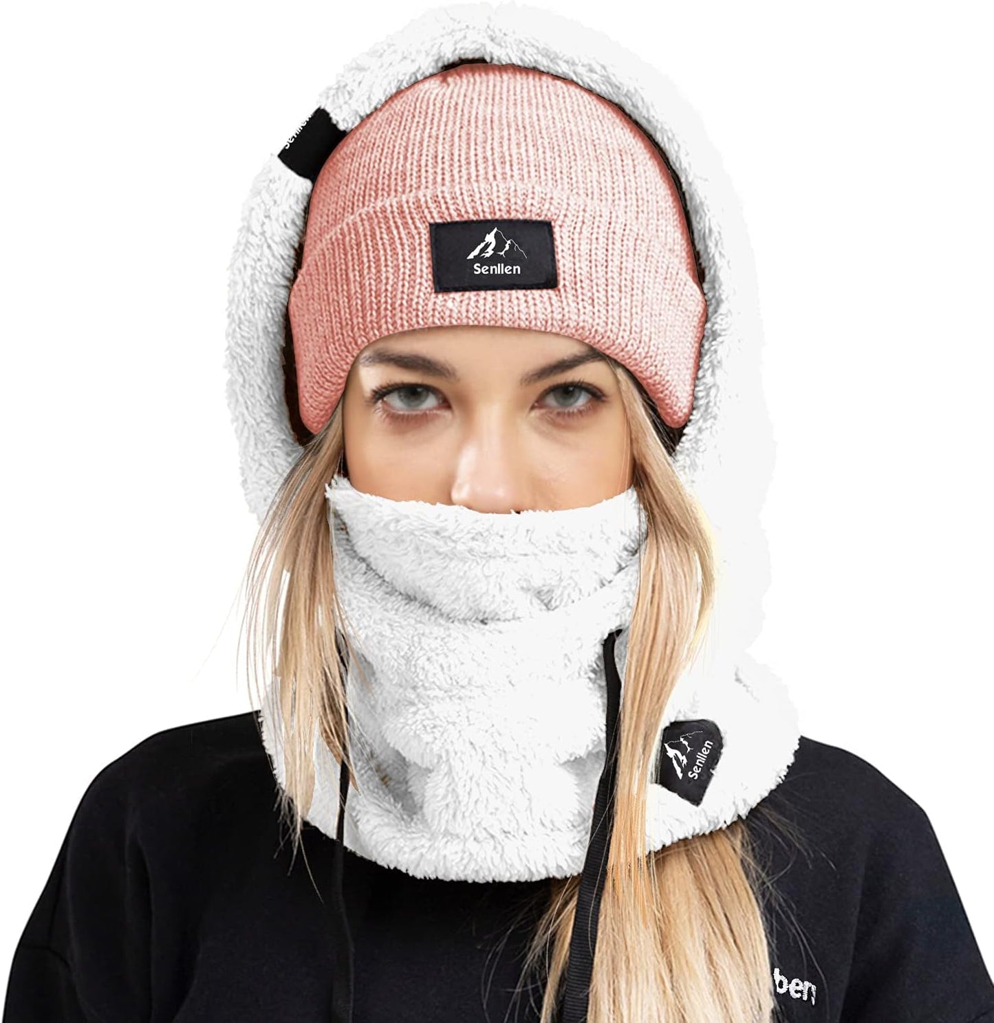 Senllen Windproof Fleece Balaclava - Winter Thermal Face Mask