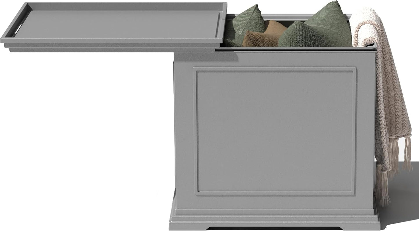 Veradek Brixton Tray Table - Durable Outdoor Side Table with Storage