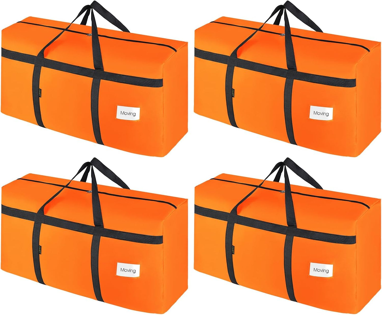 4-Pack Heavy Duty Moving Bags 90L: Organize Effortlessly