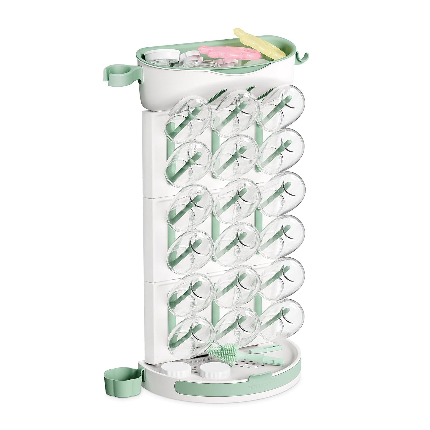 Momcozy DIY Larger Bottle Drying Rack for 18 Bottles Organized