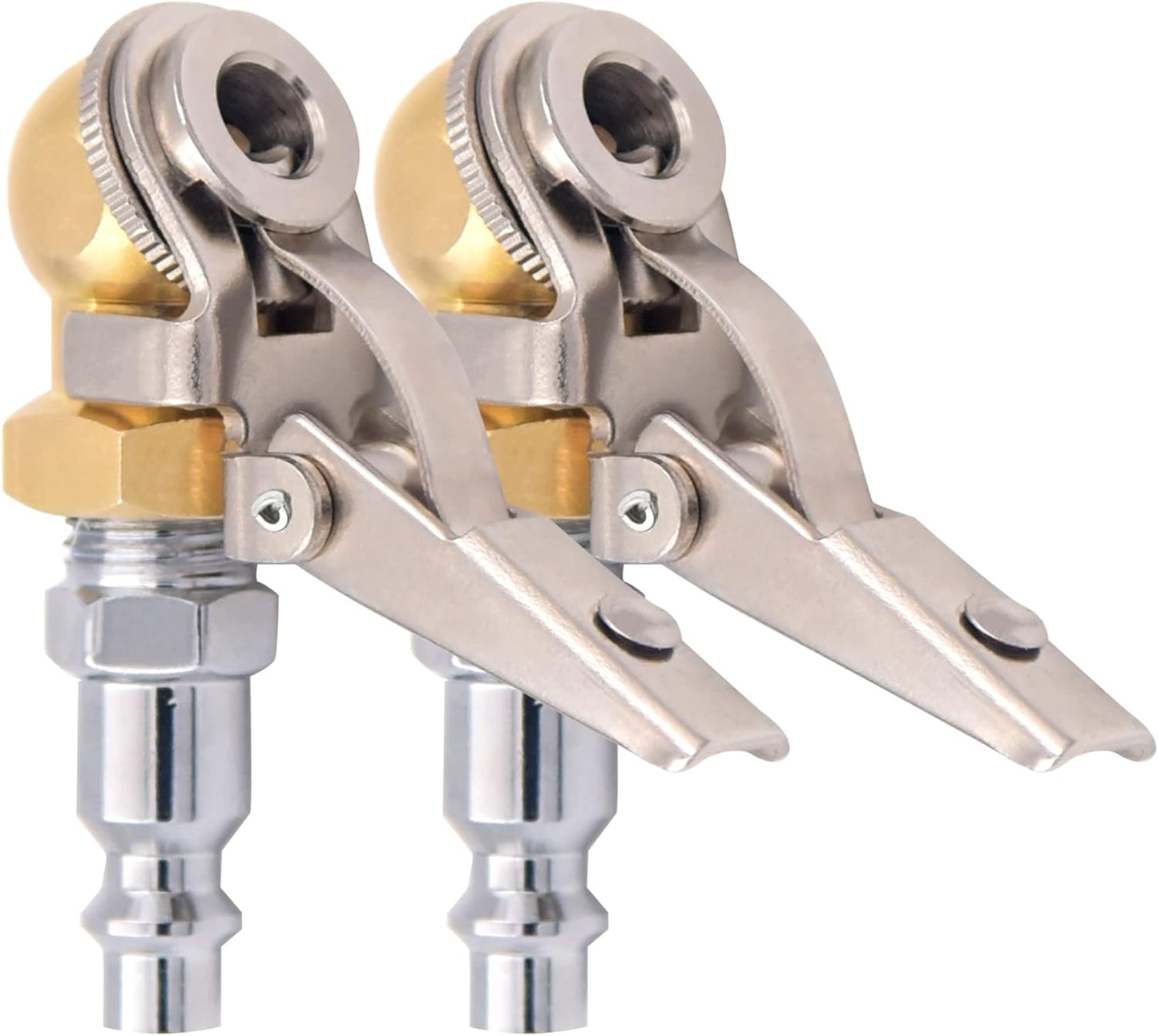 SAFELIFE Ball Foot Air Chuck with Clip - Easy Tire Inflation