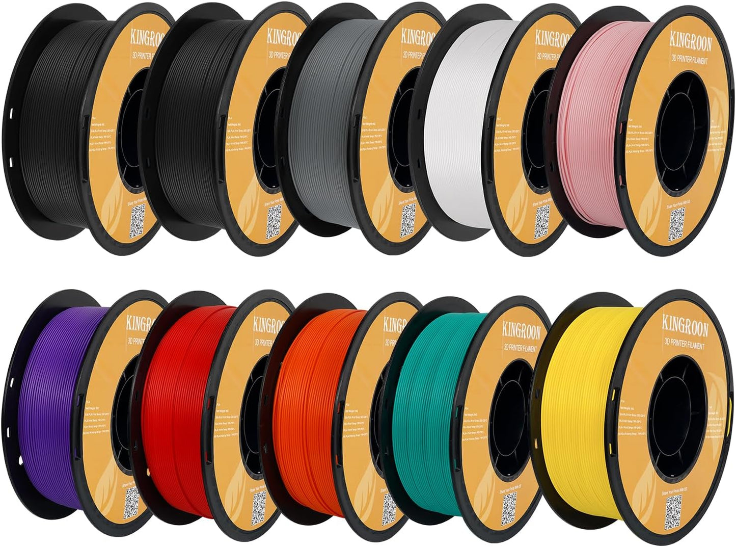 Kingroon High Speed PLA Bundle 3D Printer Filament for Fast Printing