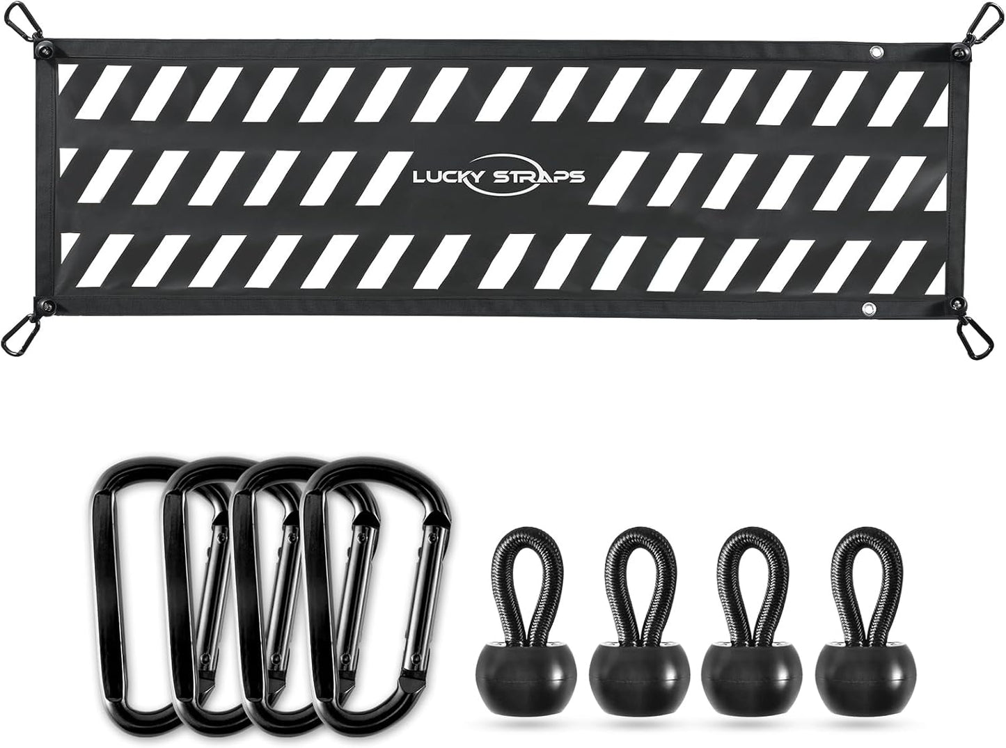 LUCKY STRAPS Tailgate Net for Pickup Truck Bed - Heavy Duty Cargo