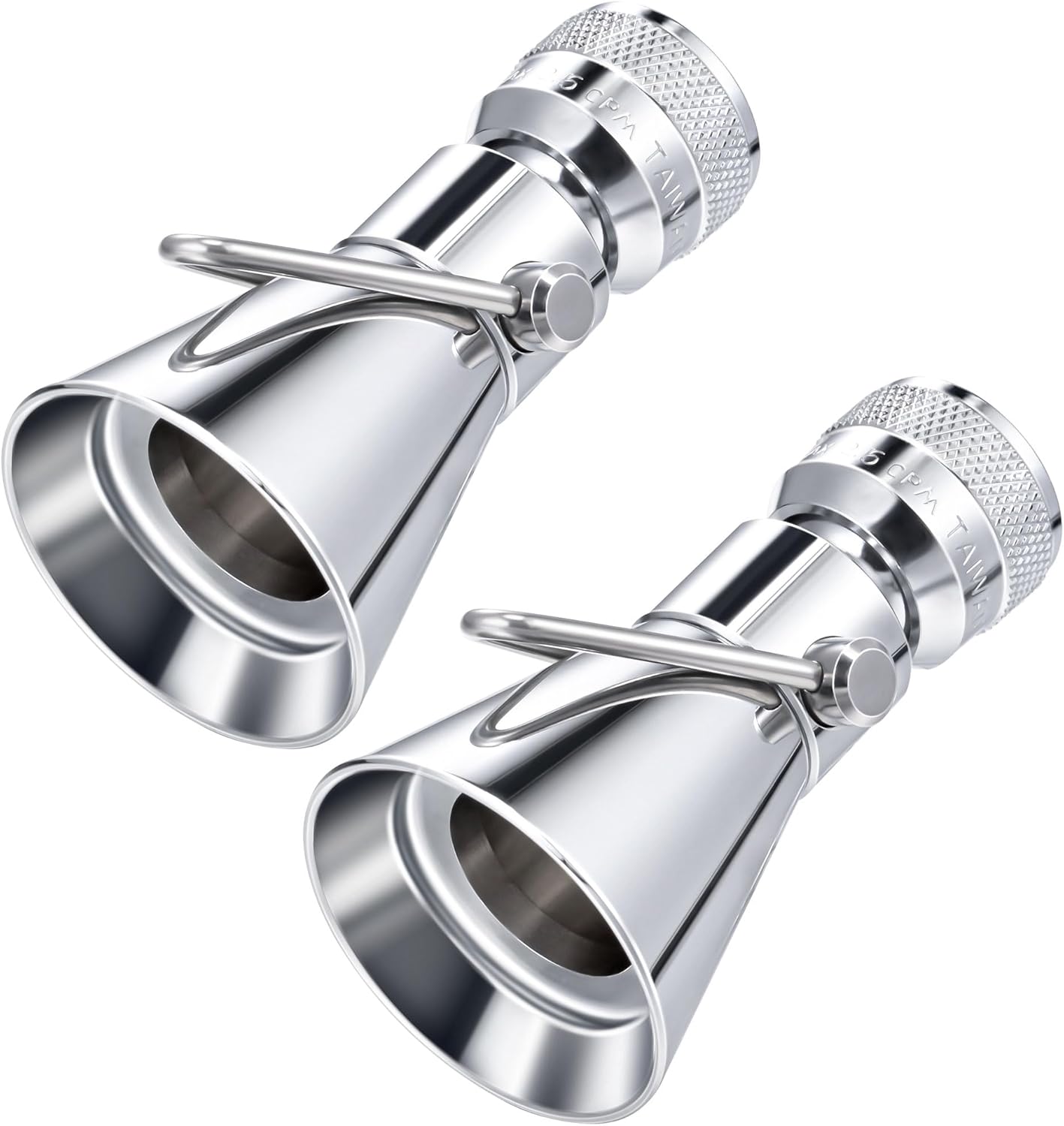Enhon 2 Setting Pivoting Shower Head with Shut Off Valve