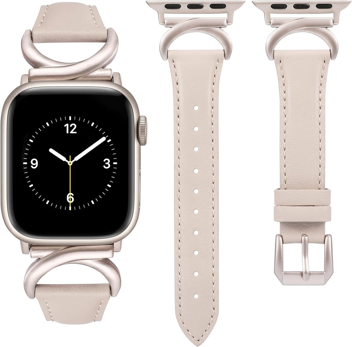 Minyee Slim Leather Band for Apple Watch - Elegant & Stylish