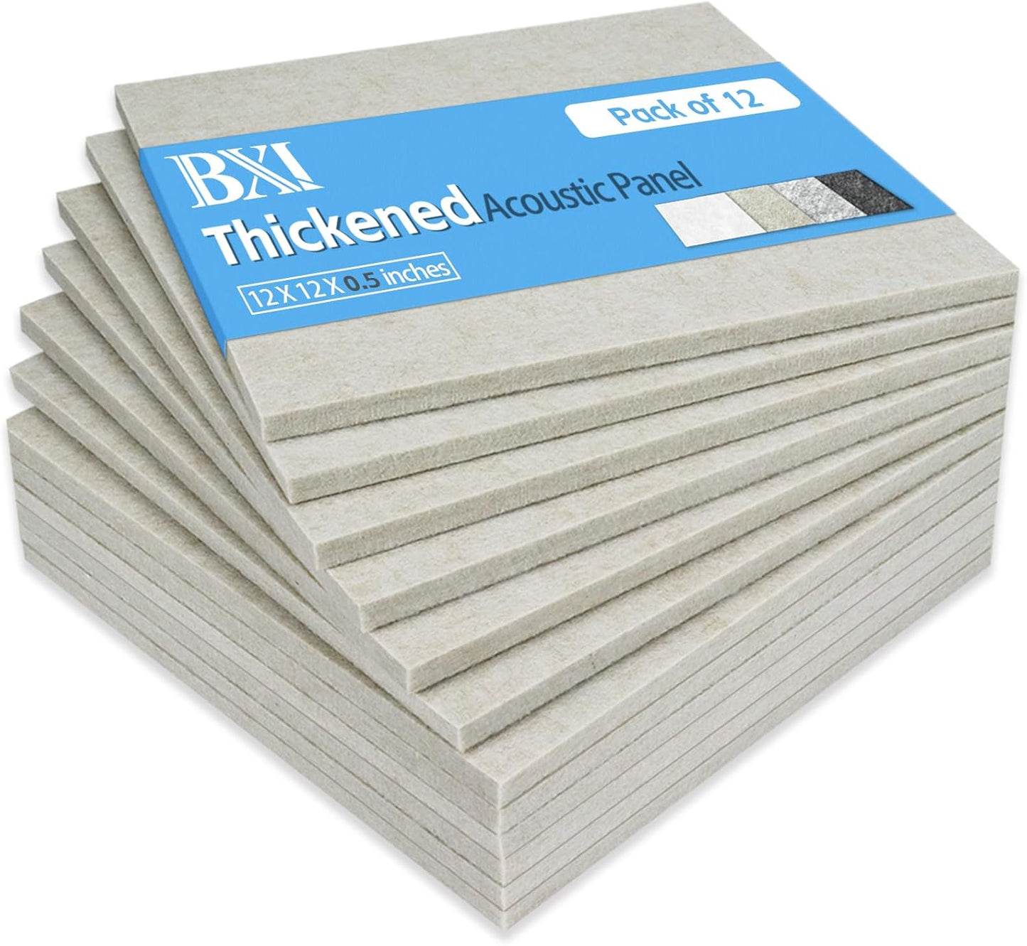BXI Thickened Sound Absorbing Panels for Echo Noise Reduction