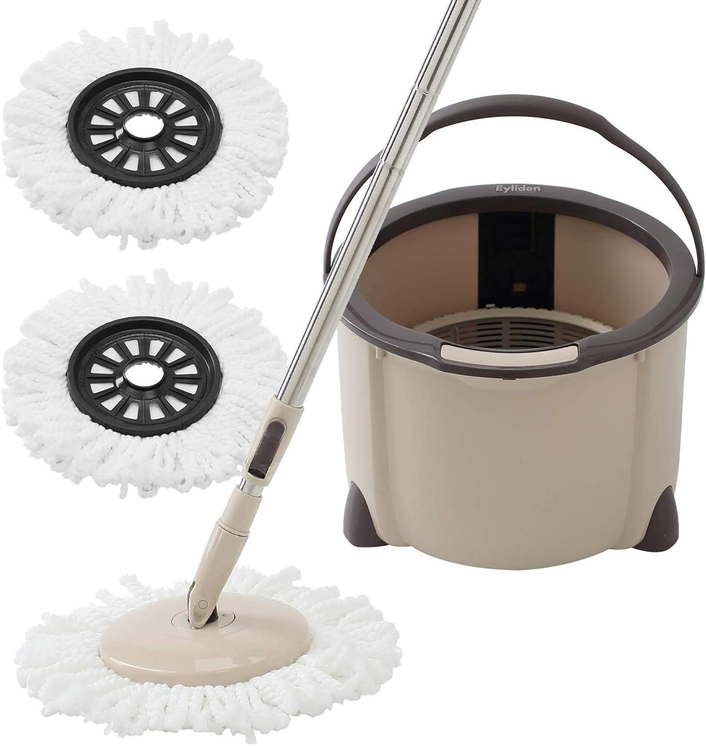 Eyliden 360 Spin Mop Bucket System for Effortless Floor Cleaning