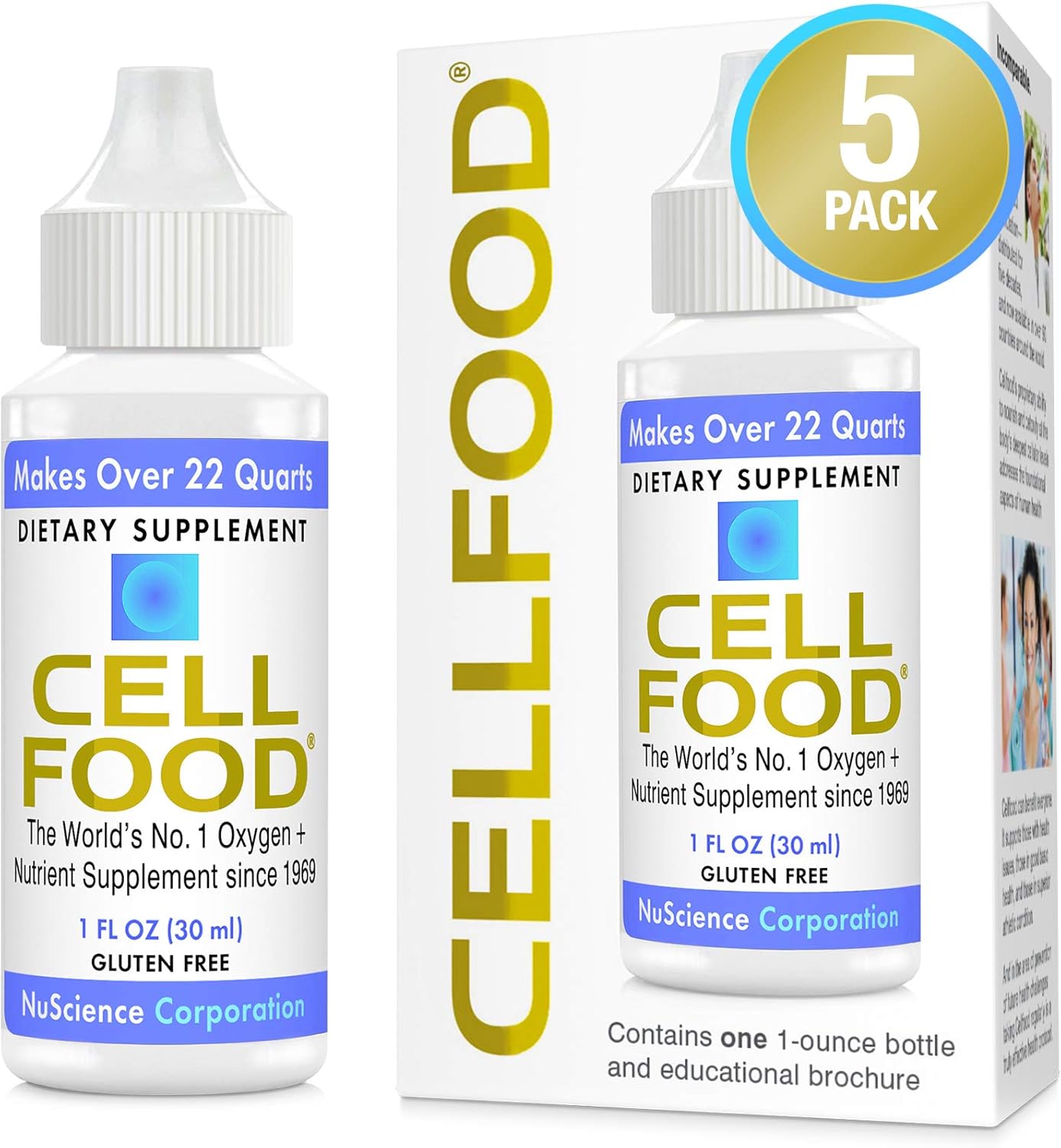 Cellfood Oxygen Boost Liquid Supplement for Energy & Health