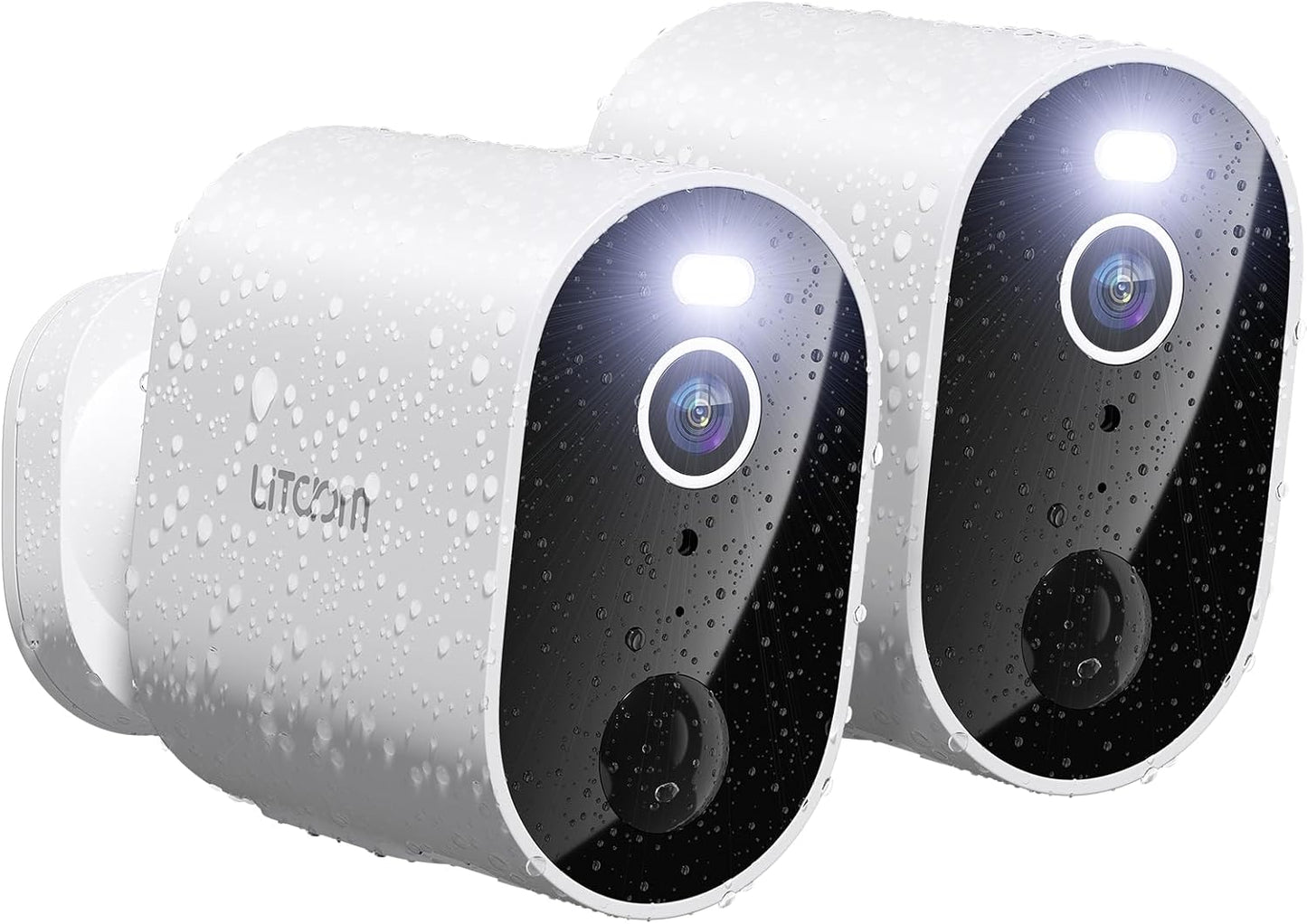 2K Wireless Outdoor Security Camera with Color Night Vision
