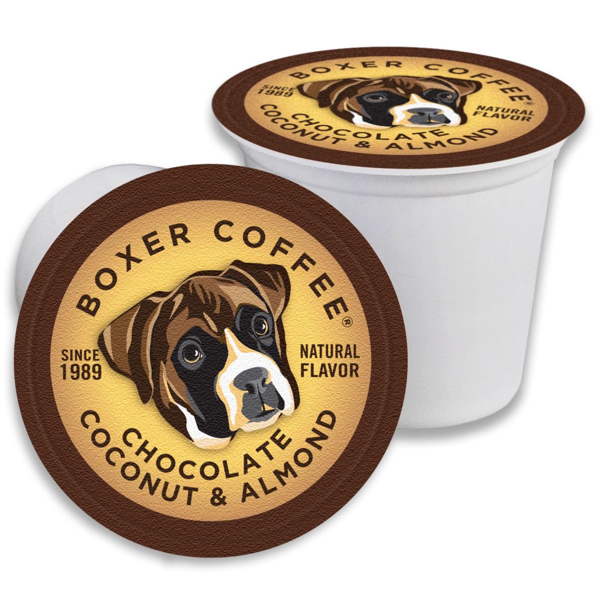 Boxer Coffee 52ct Chocolate Coconut Almond Medium Roast Pods