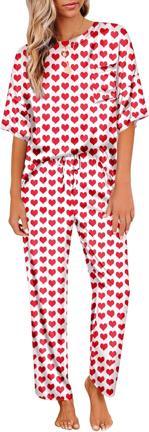 Ekouaer Womens Satin Silky Pajama Set for Ultimate Comfort