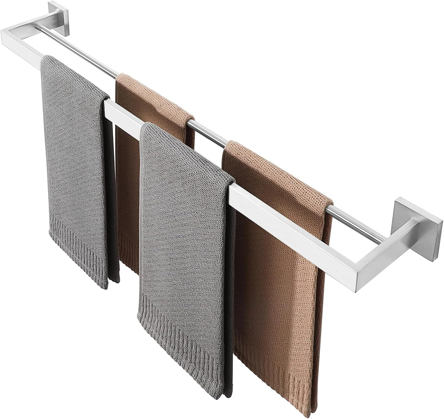 Alise Double Towel Bar 30in Stainless Steel Towel Rack for Bathroom