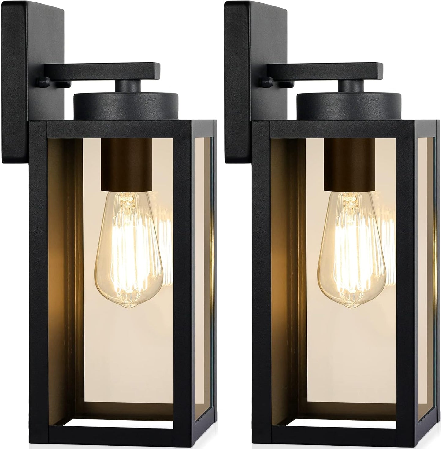 Outdoor Wall Light Fixtures for Modern Matte Black Style