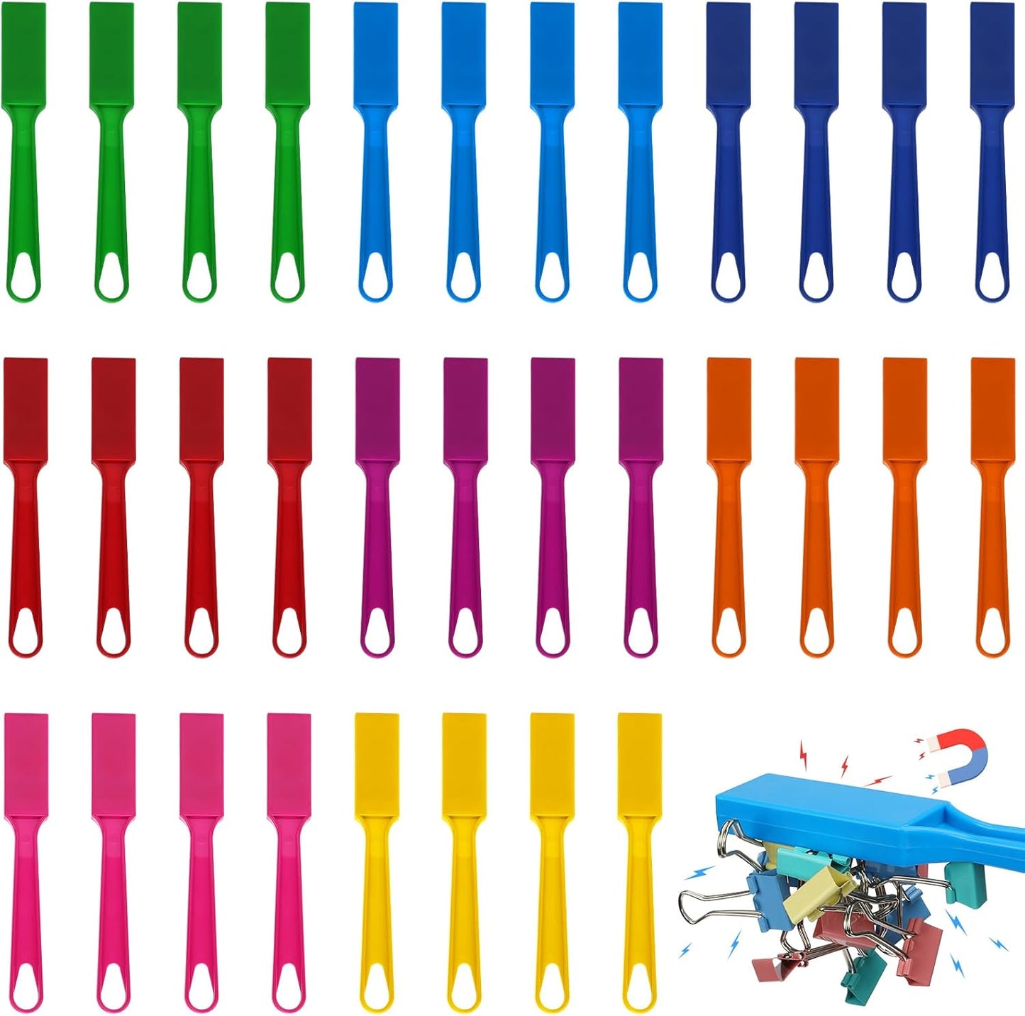 32 PCS Magnetic Bingo Wands for Family Game Night and Learning