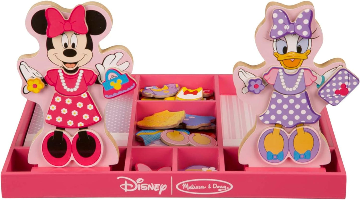 Minnie Mouse & Daisy Duck Magnetic Dress-Up Set for Kids