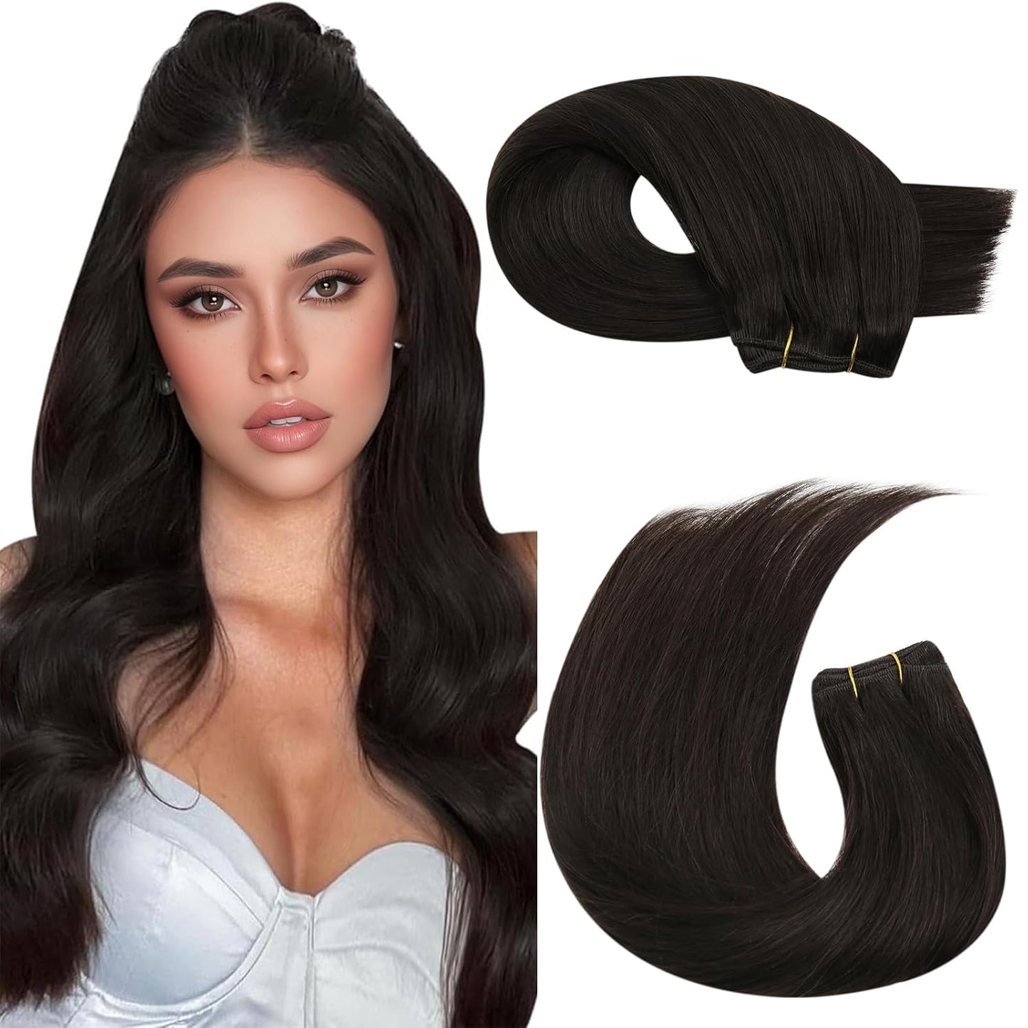 Moresoo Sew in Hair Extensions for Natural Look and Feel