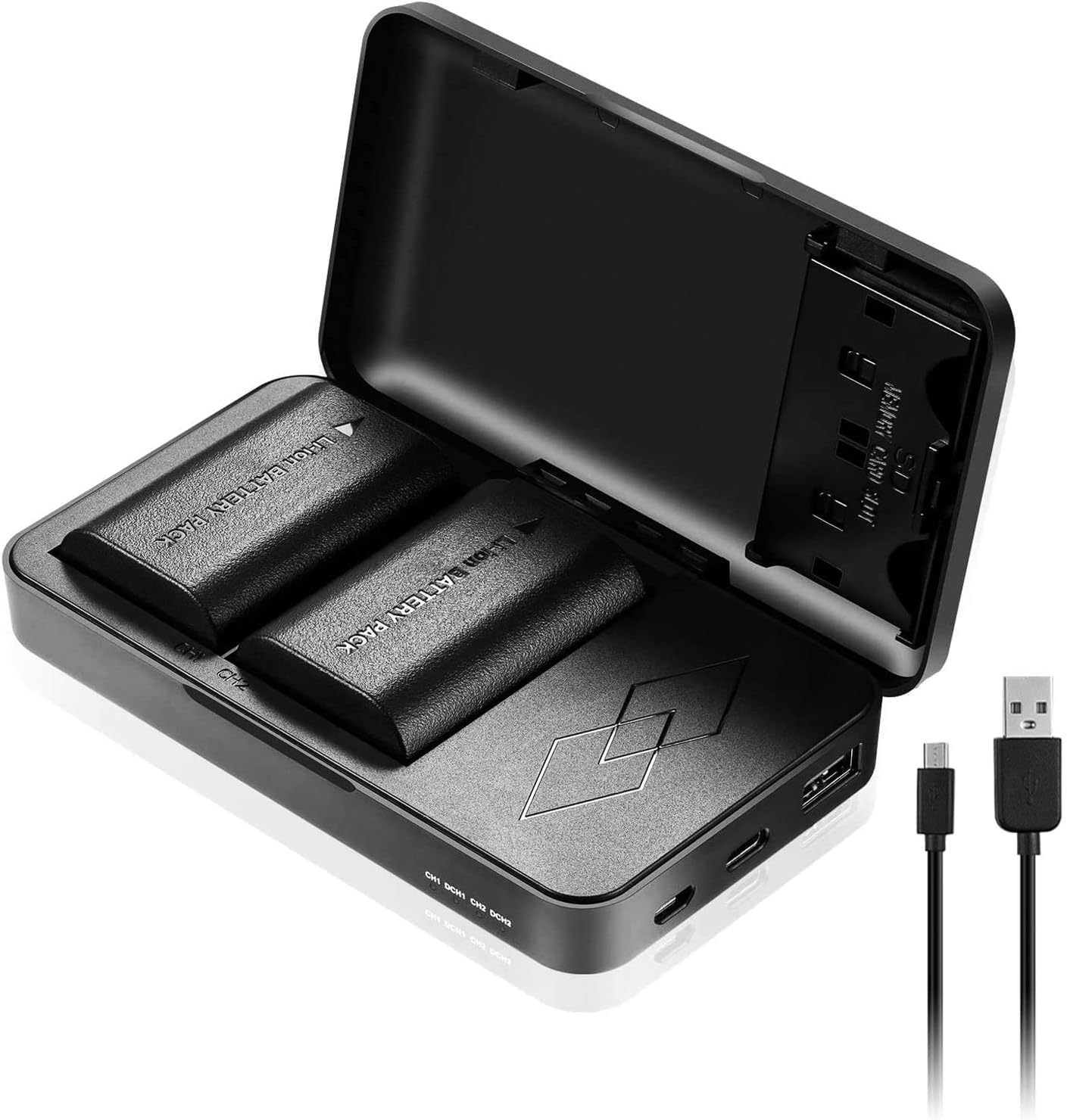 LP-E6N Batteries and Charger for Canon Cameras by JYJZPB