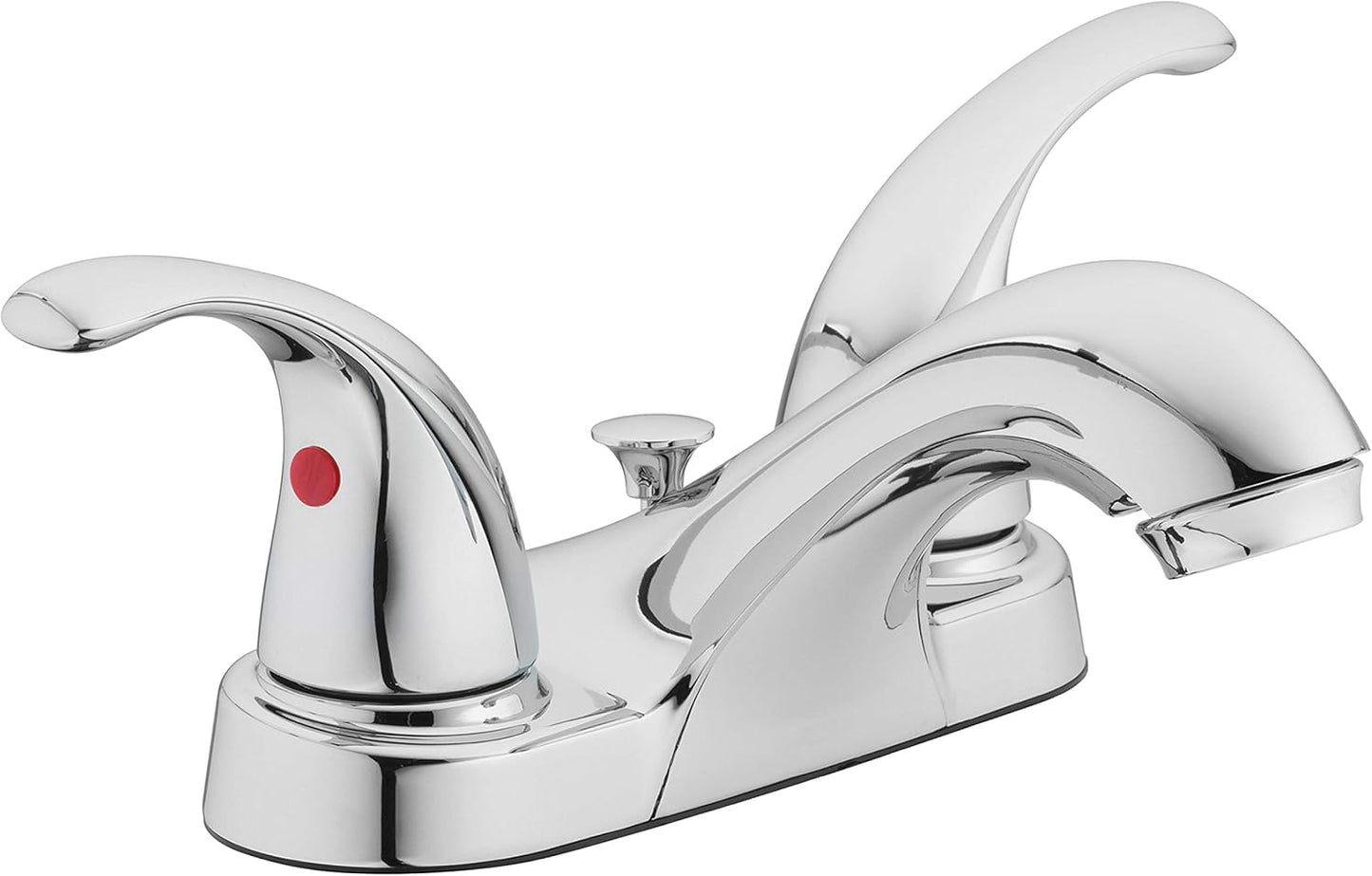 Aqua Vista Two Handle Bathroom Sink Faucet in Polished Chrome
