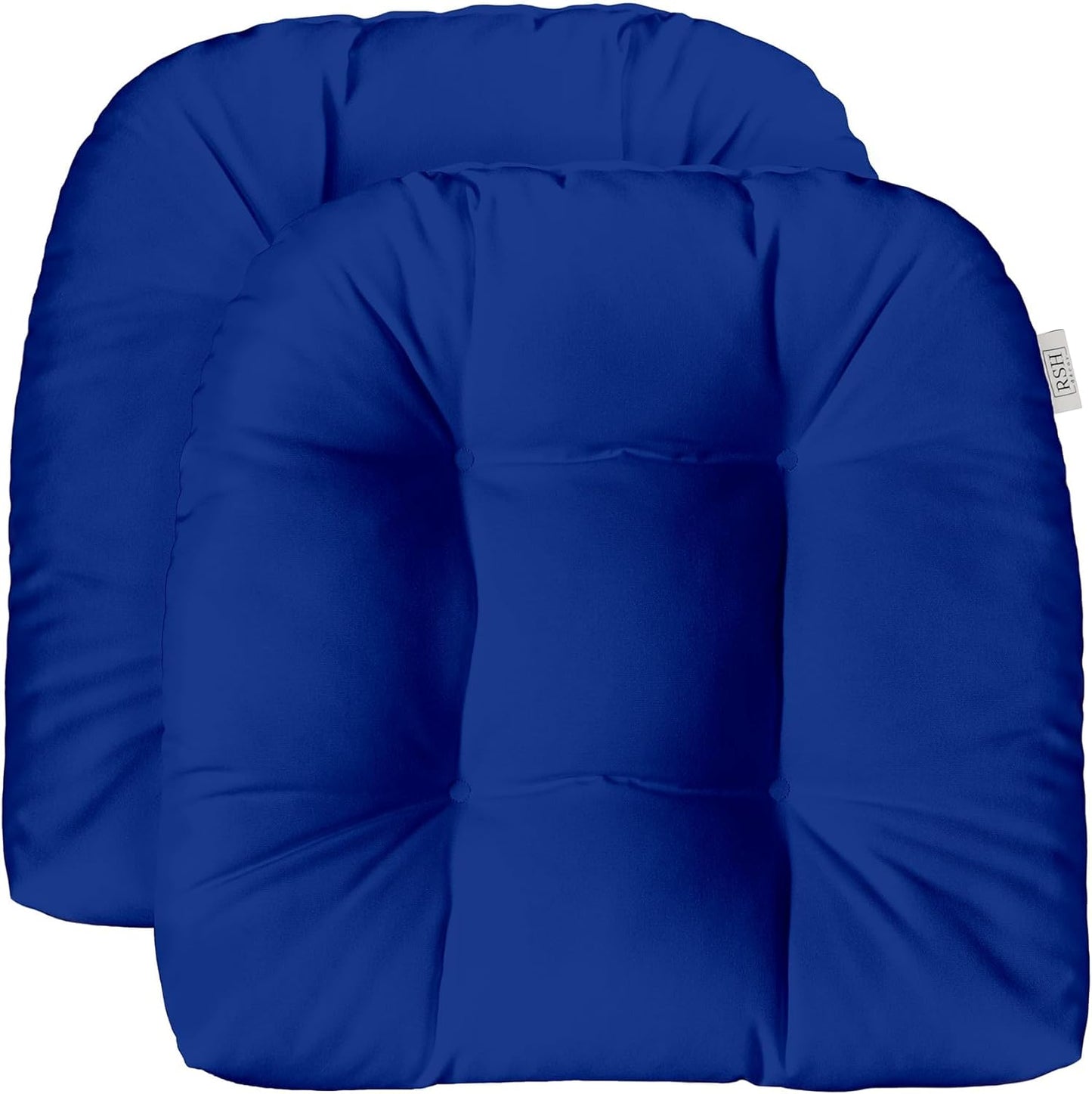 Sunbrella Tufted Wicker U-Shape Cushions Set of 2 for Comfort