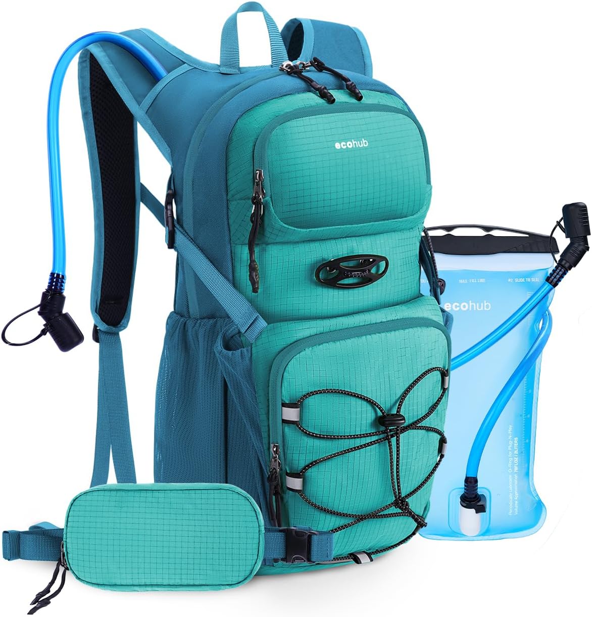 ECOHUB Hydration Backpack for Men Women - Lightweight 20L Pack