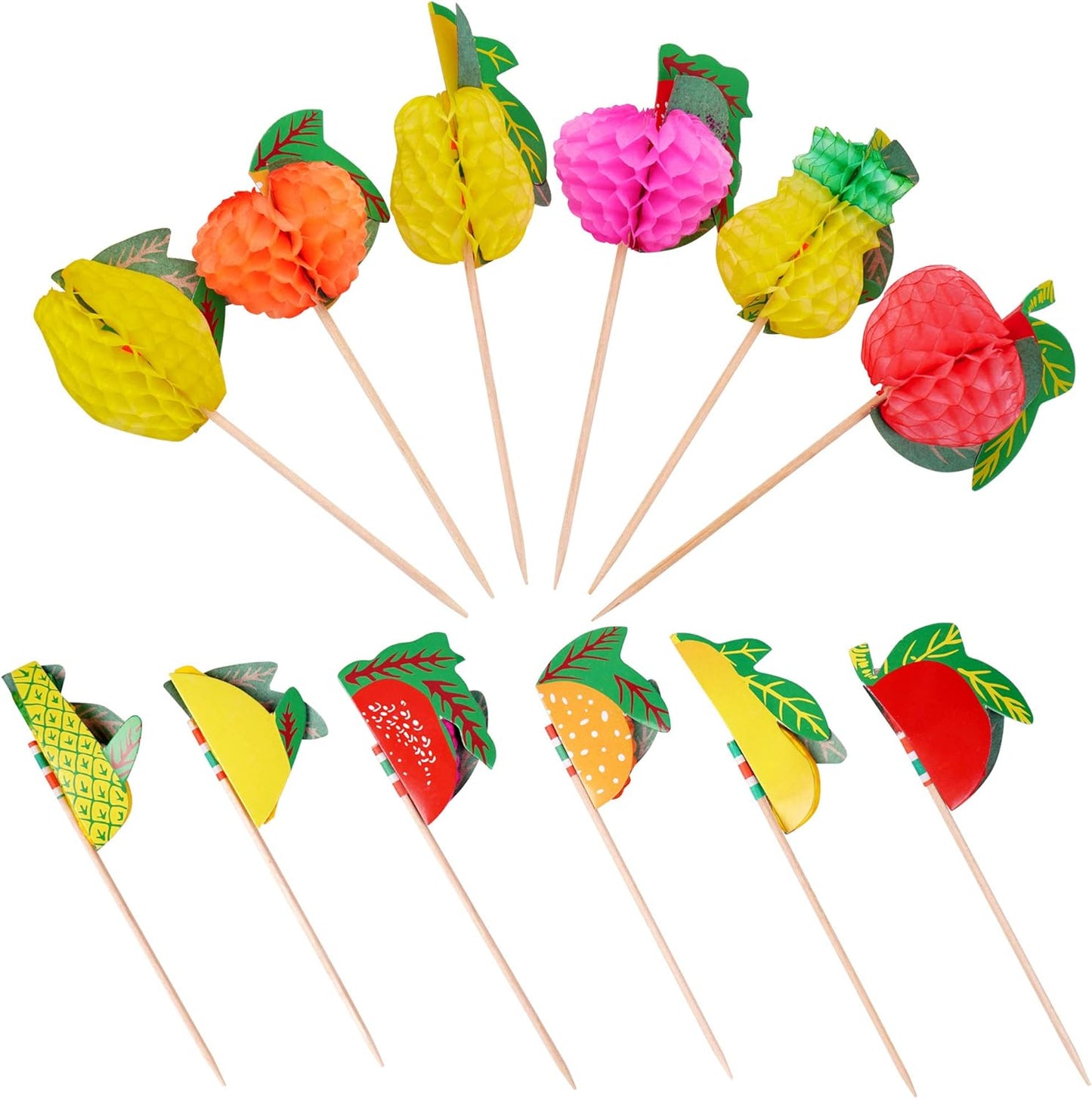 100ct Festive Cocktail Picks - Luau Party Must-Have!
