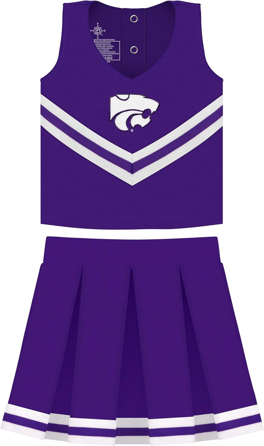 College Baby Youth Cheerleader Dress 3 Piece Set for Little Fans