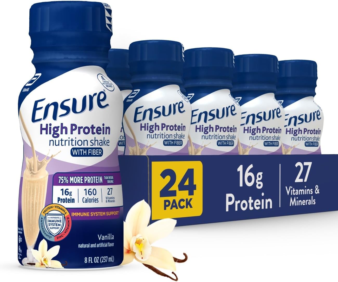 Ensure High Protein Vanilla Nutrition Shake for Muscle Health