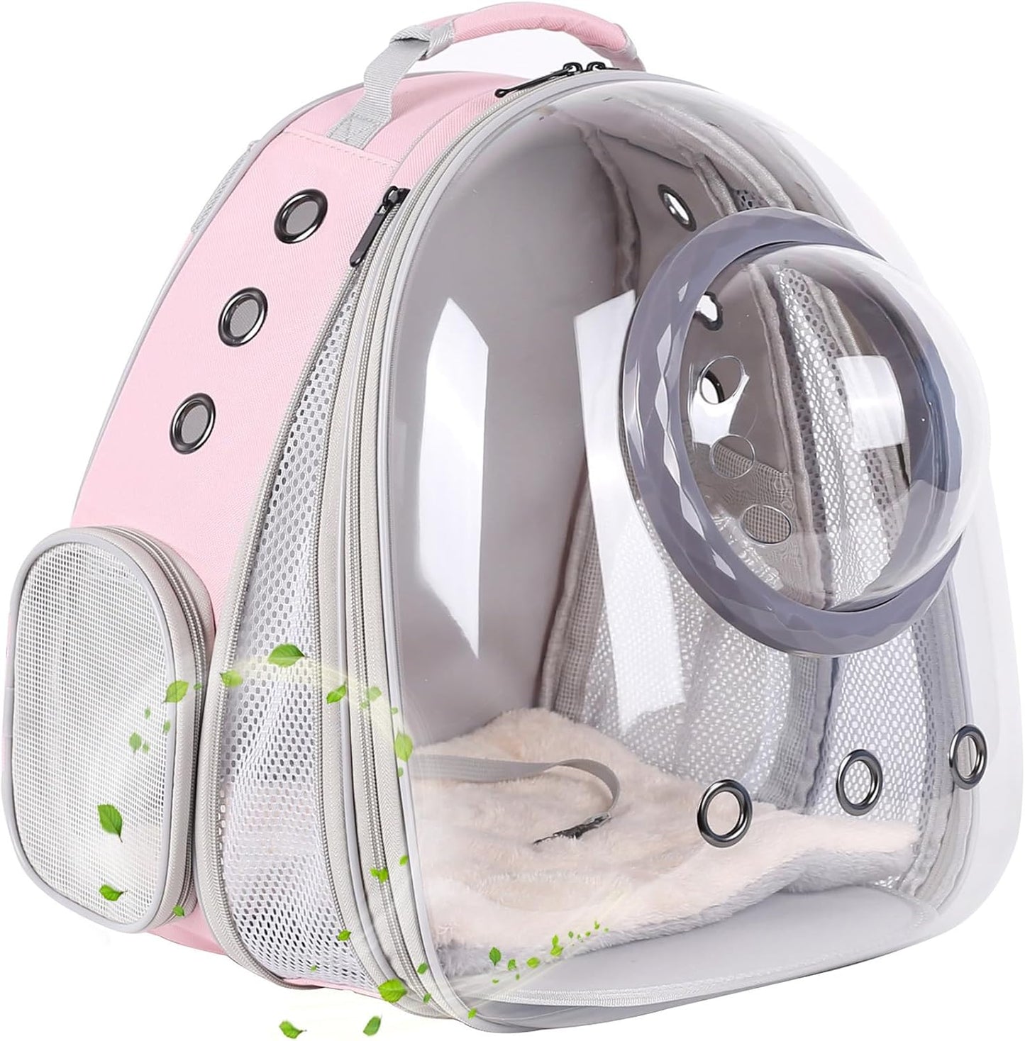 Cat Backpack Carrier with Clear Bubble for Pet Transport