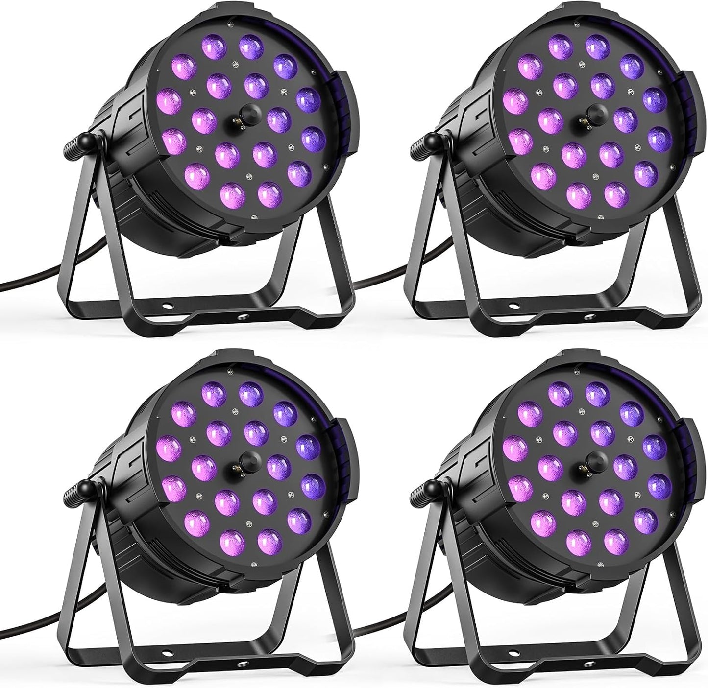 HOLDLAMP LED Zoom Par Light 18X18W RGBWA+UV for Events