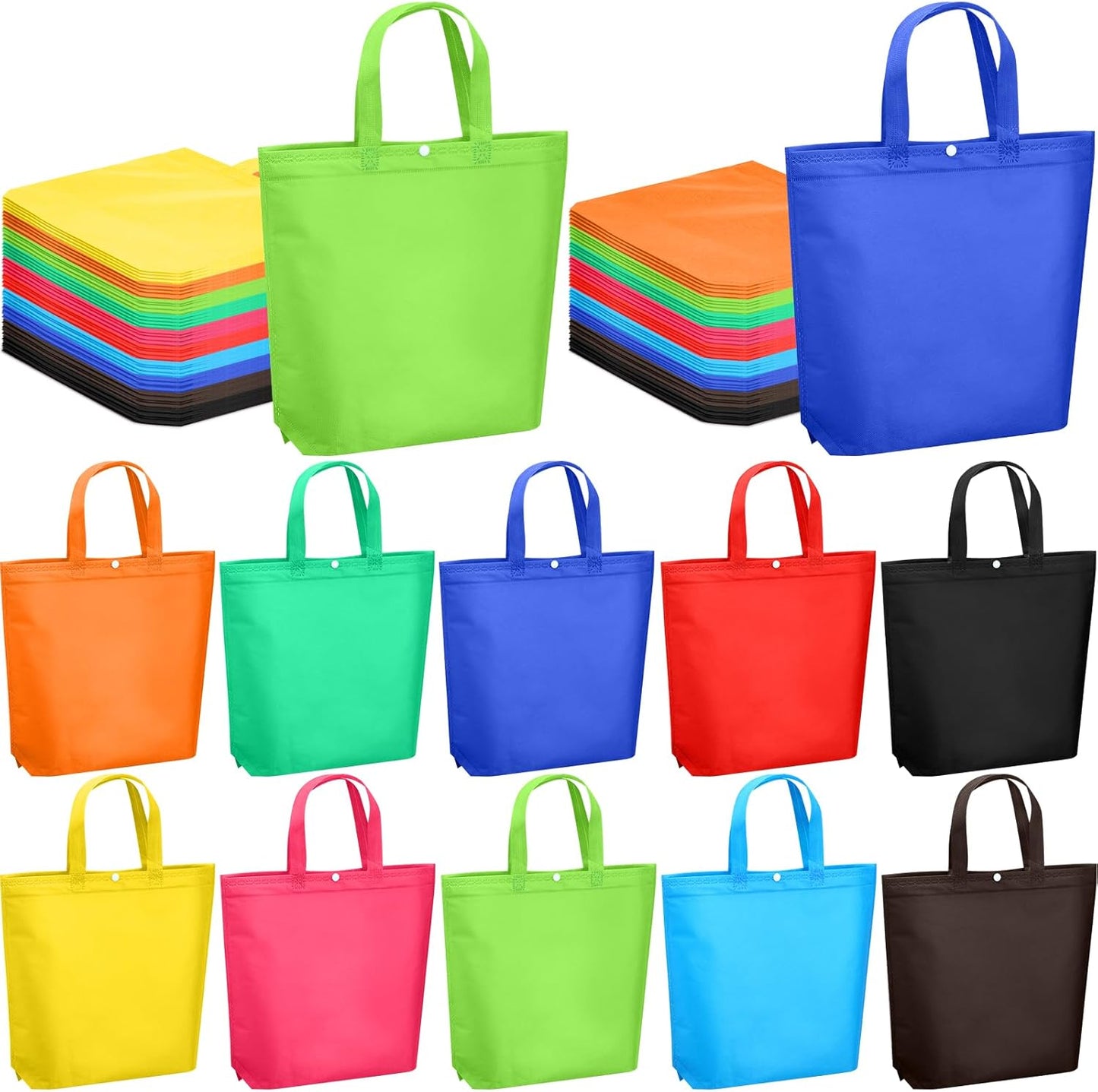 Reusable Grocery Bags Bulk Non Woven Portable Tote Gift Bag