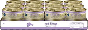 Blue Buffalo Freedom Grain Free Pate Wet Cat Food for Adults