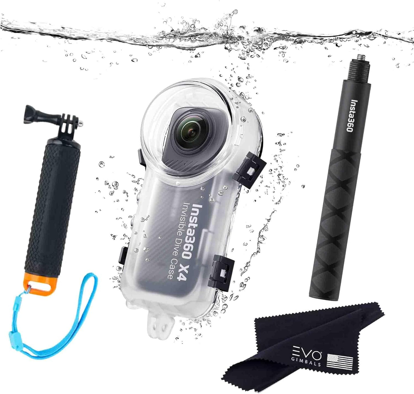 Insta360 X4 Invisible Dive Case Kit for Ultimate Underwater Shots