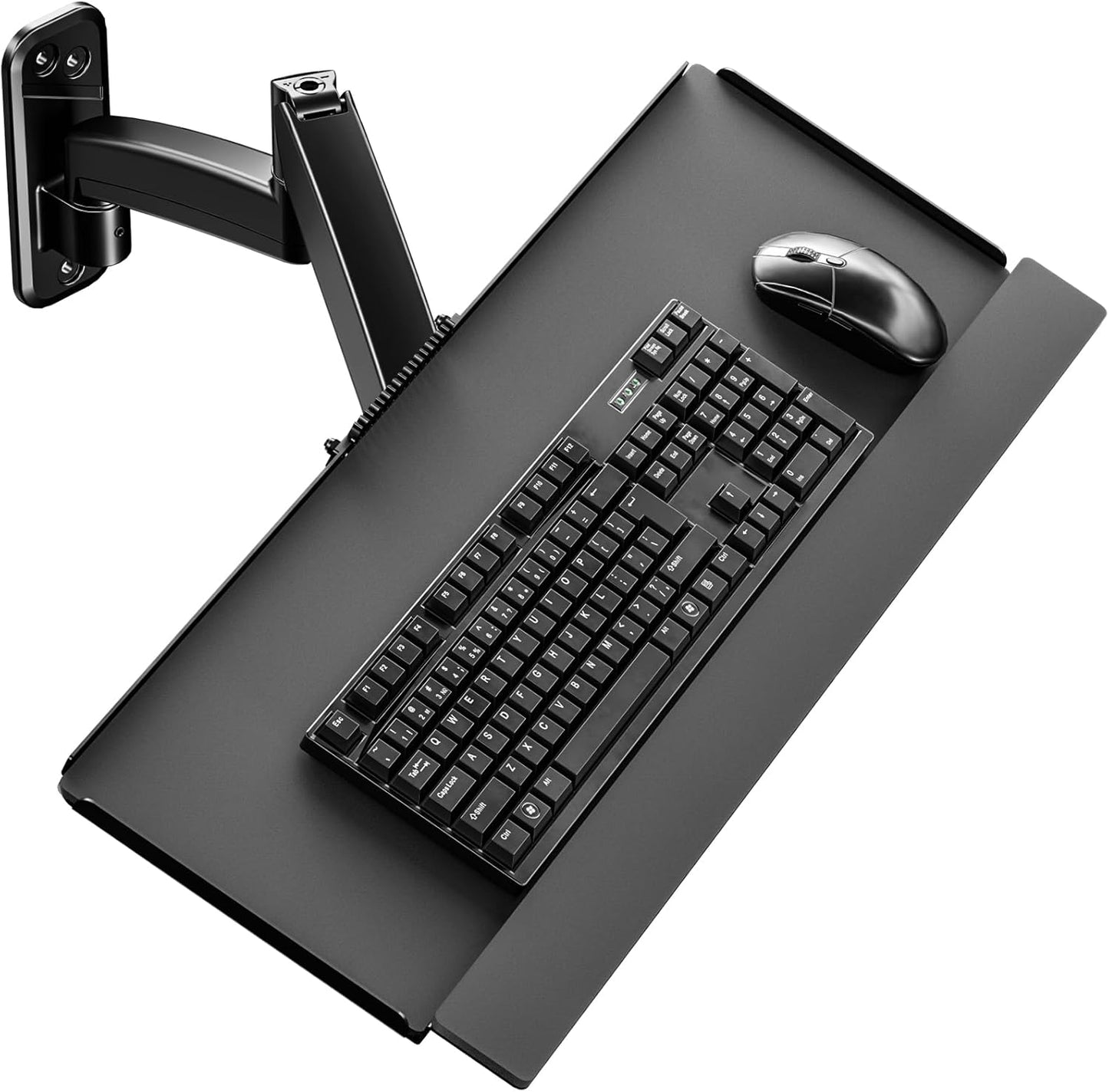 PUTORSEN Keyboard Tray Wall Mount - Ergonomic Sit-Stand Solution