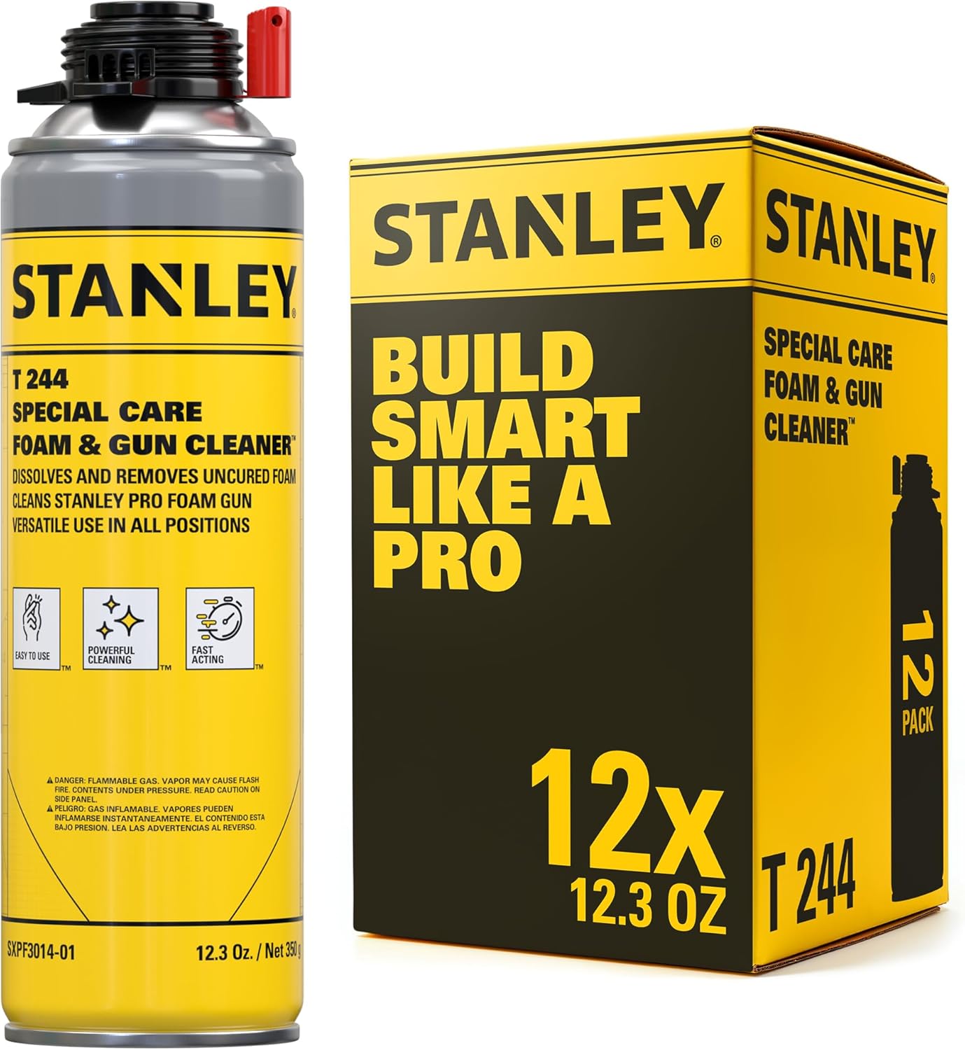 Stanley Foam Gun Cleaner for Easy Removal of Uncured Foam