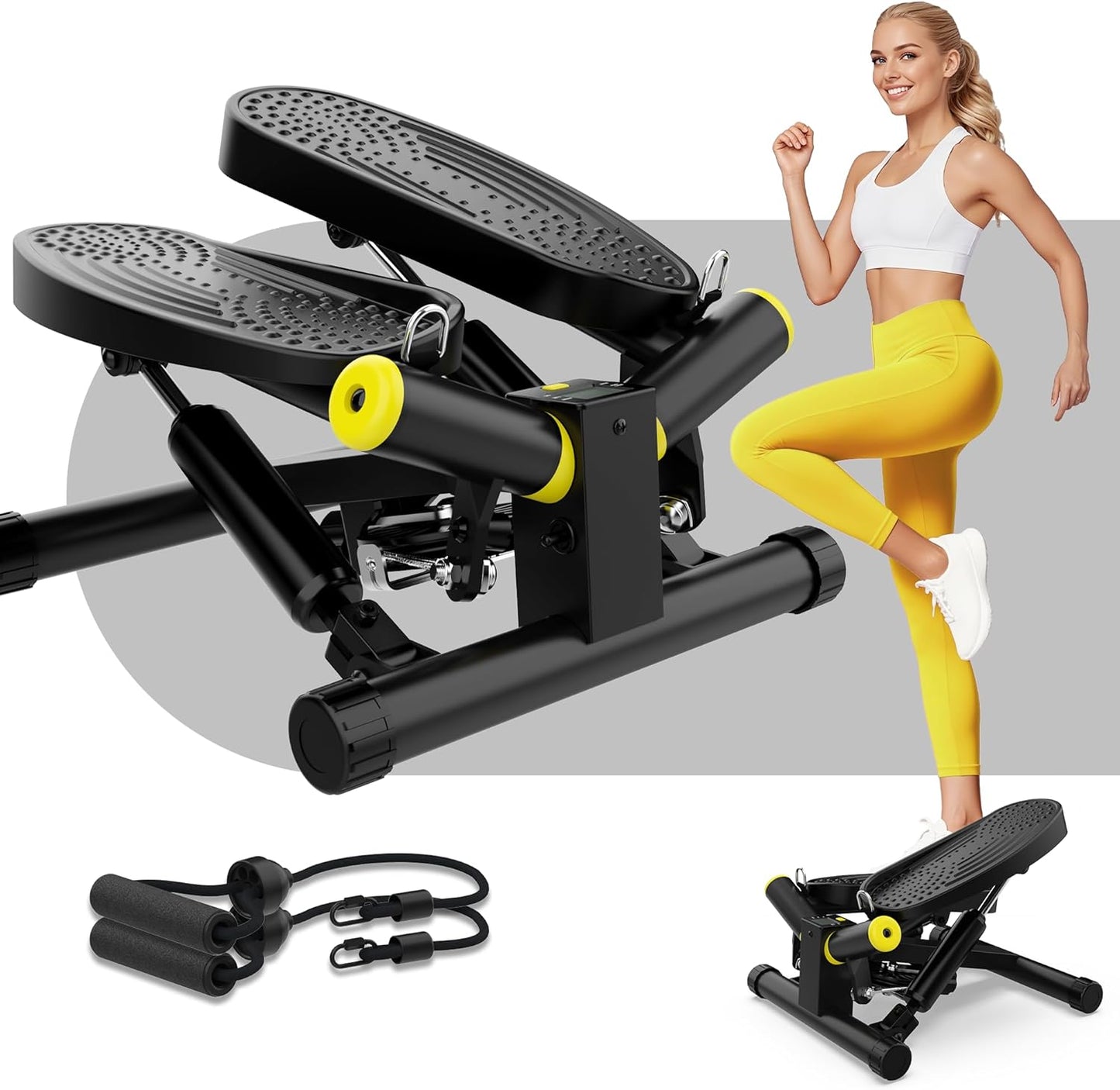 ZIWWVY Mini Twist Stepper Machine for Full Body Workout
