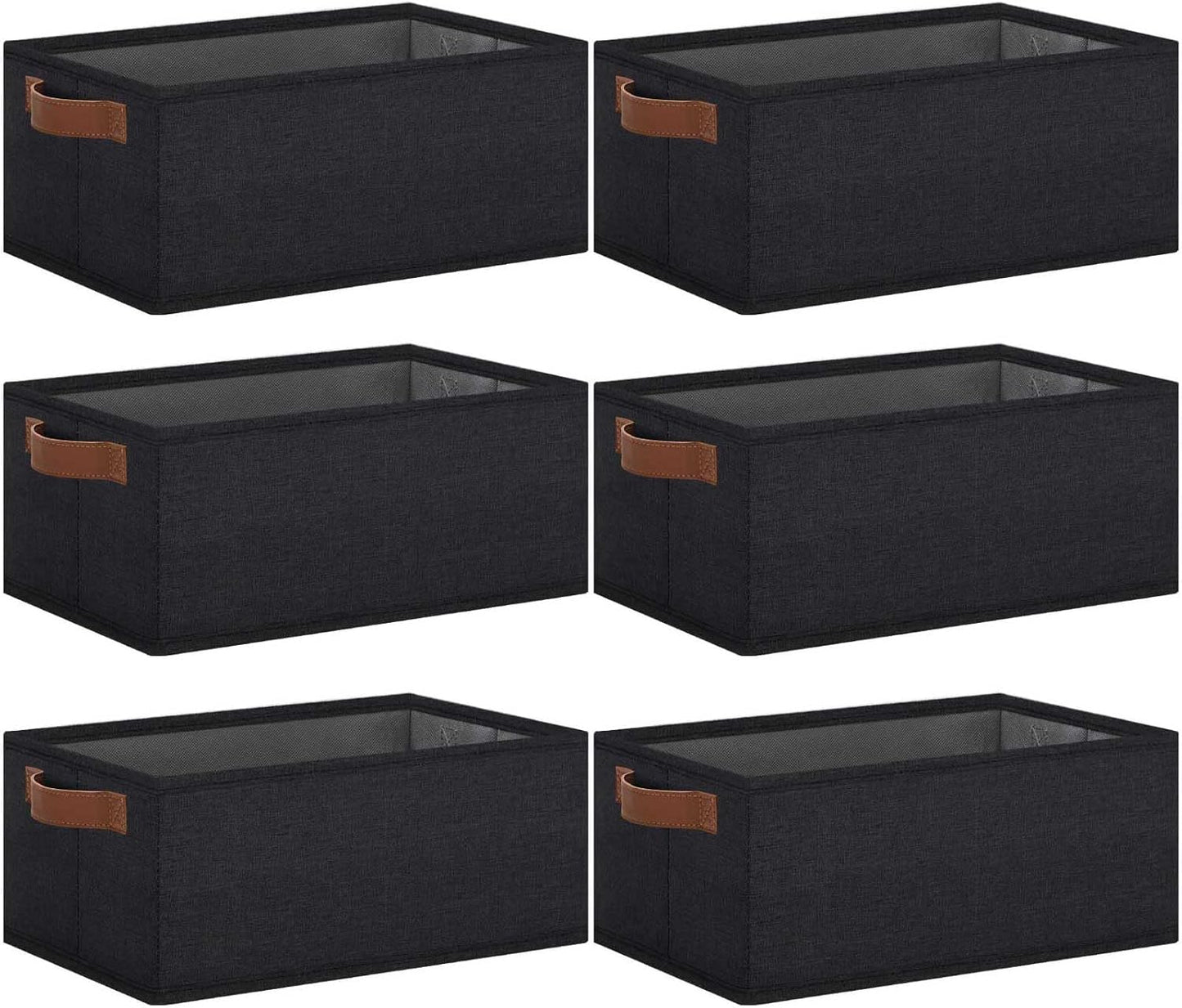GhvyenntteS Small Fabric Storage Bins for Home Organization
