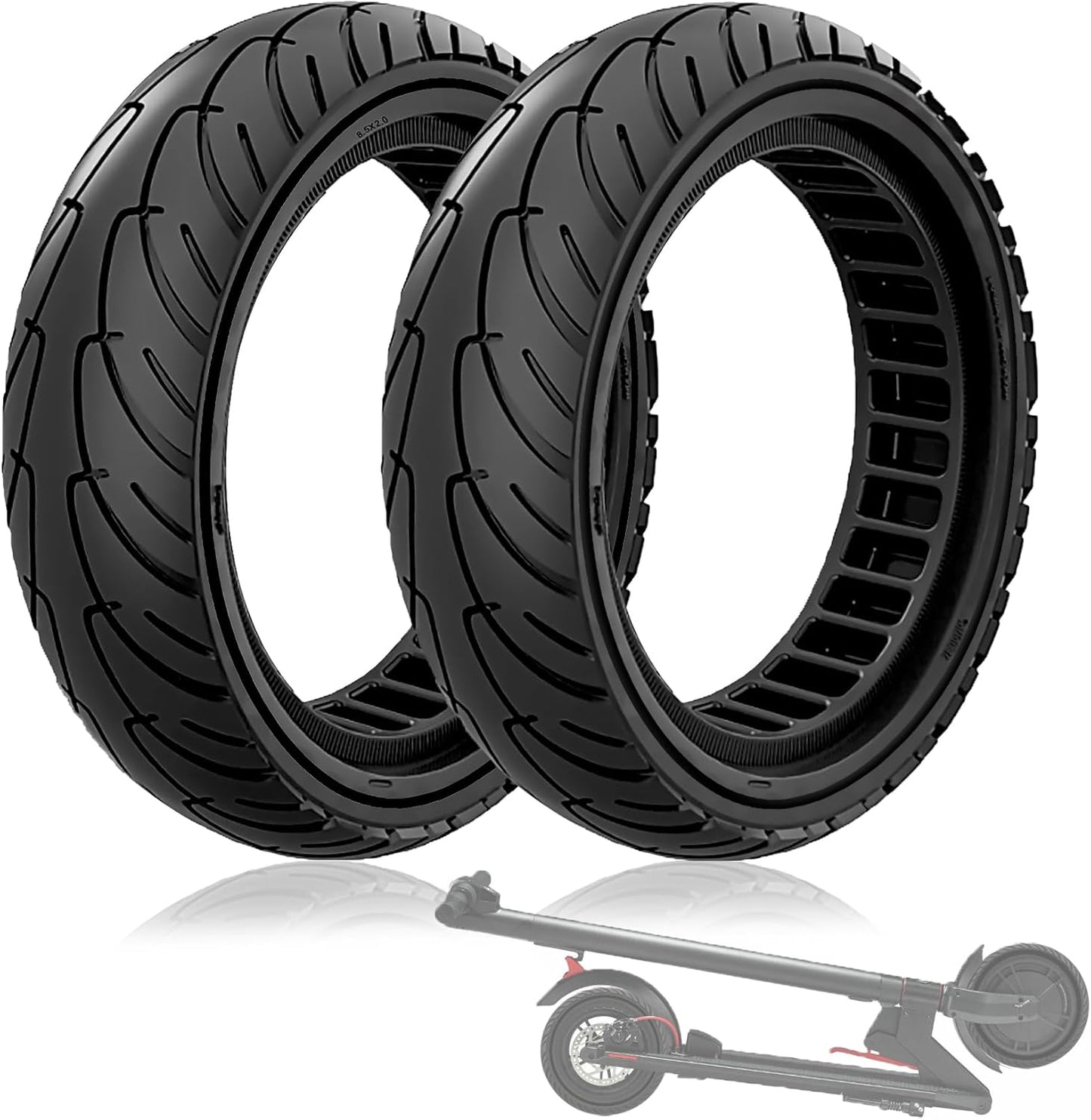 8.5x2.0 Inch Solid Scooter Tire for Various Electric Models
