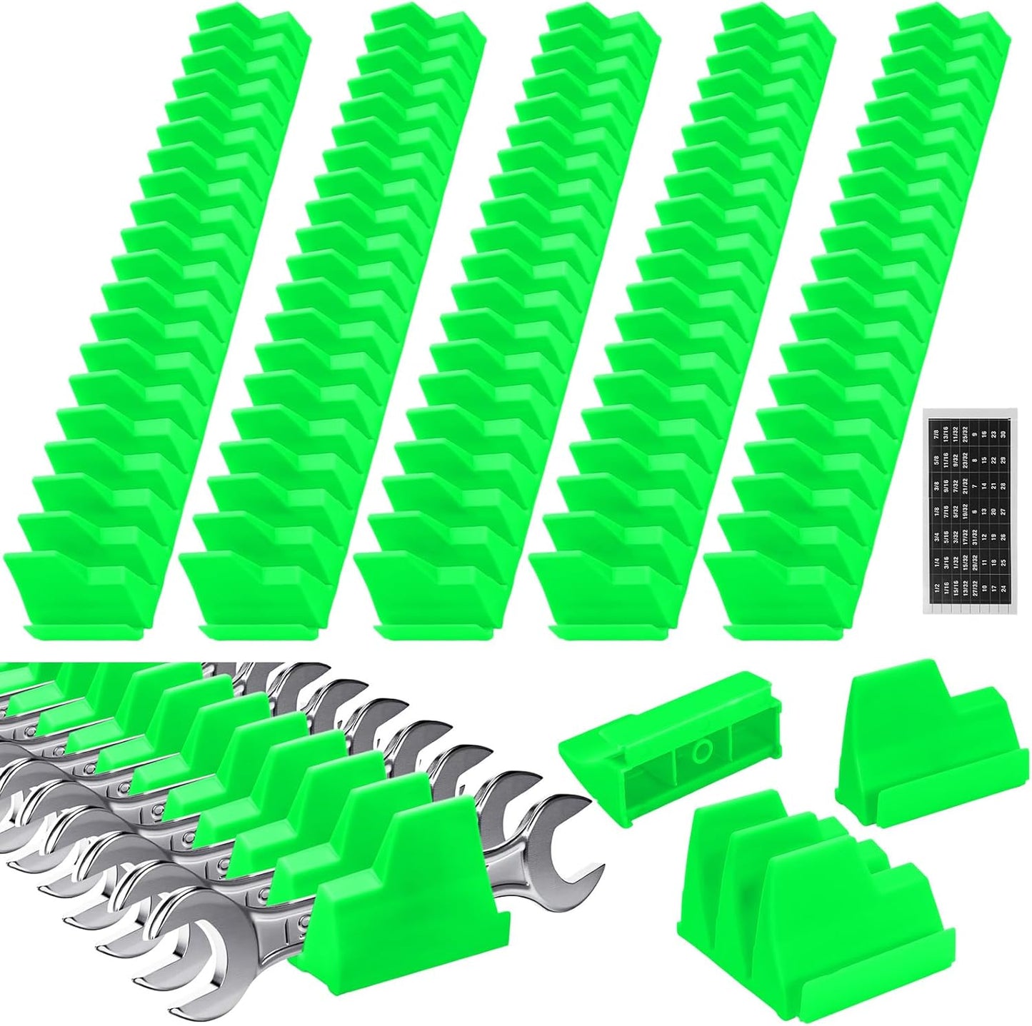 Modular Wrench Organizer Holder Set for Efficient Tool Storage