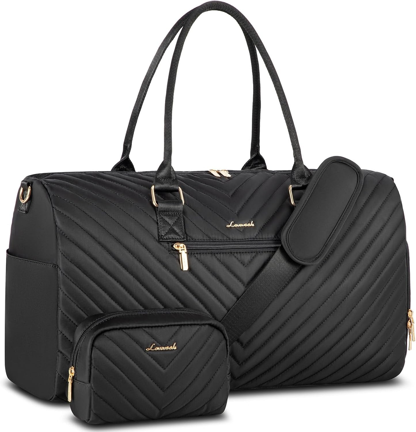 LOVEVOOK Travel Duffle Bag with Shoe Compartment for Women