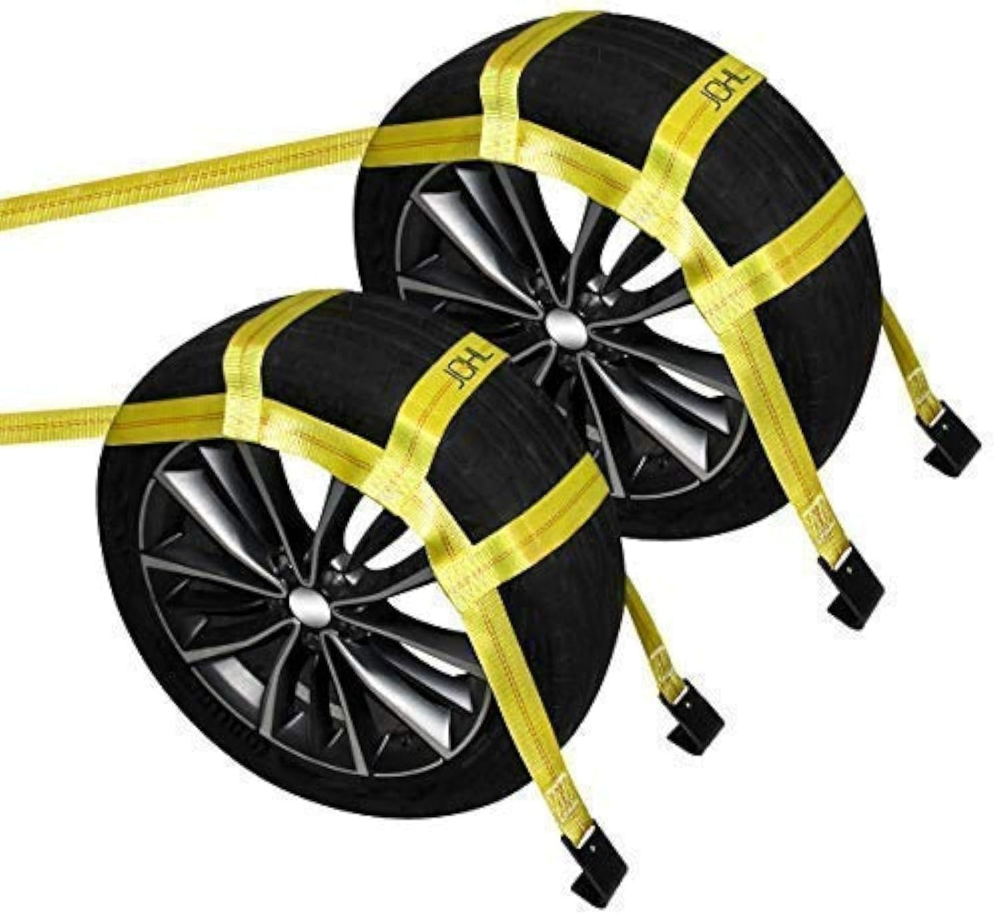 Universal 10K lb Tow Dolly Straps - Secure & Easy!