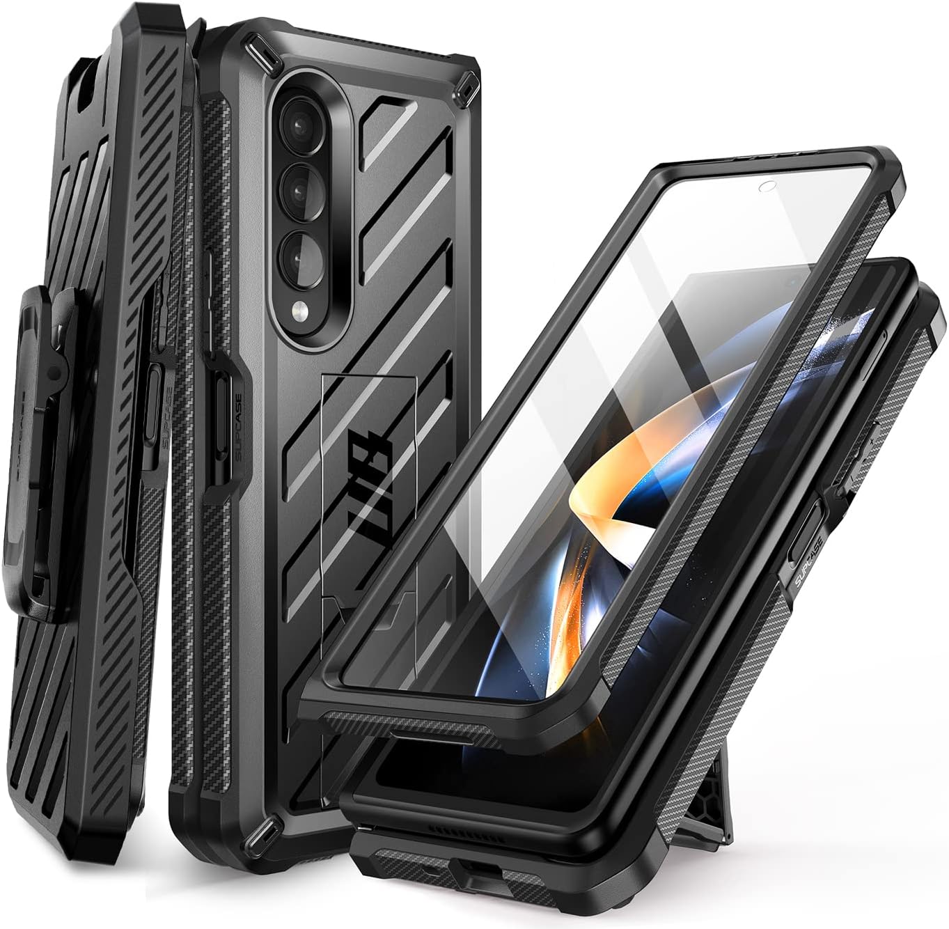 SUPCASE Galaxy Z Fold 4 Case with Stand & Belt-Clip Protection